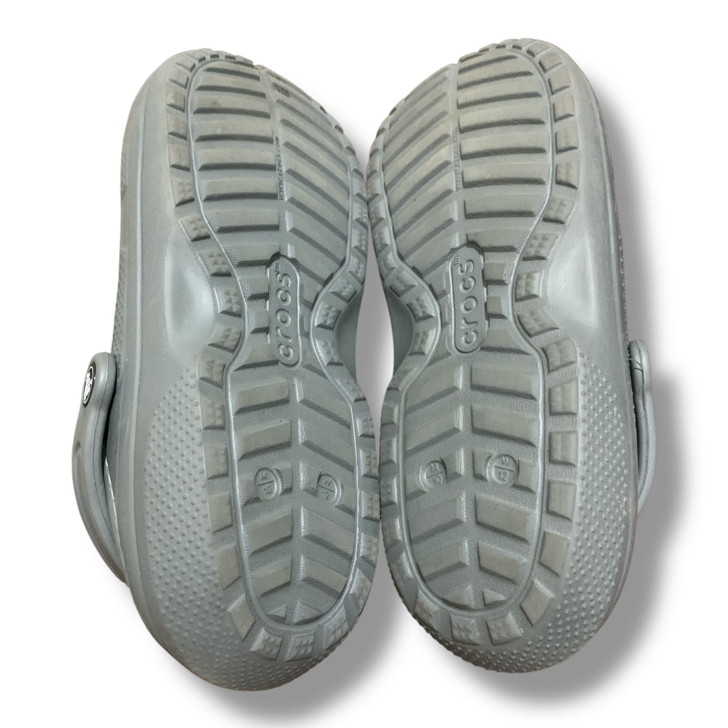 Crocs Classic Lined Clogs Slate Grey | Pre-Loved Condition Excellent Like Brand New | Size US M10 W12 | EU 42-43