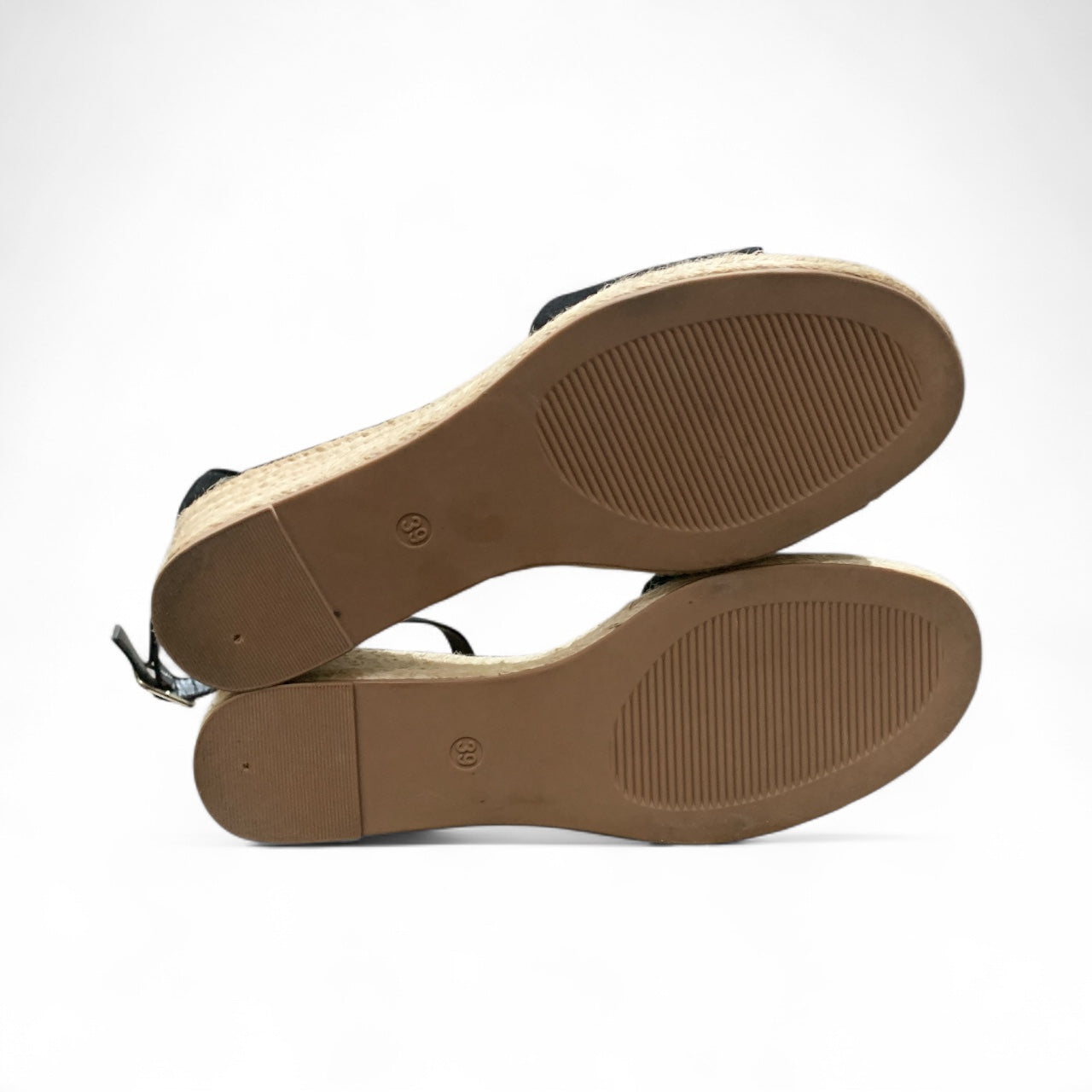 H&M Espadrille Wedge Sandals | Pre-Loved Excellent Condition | Size EU 39 |