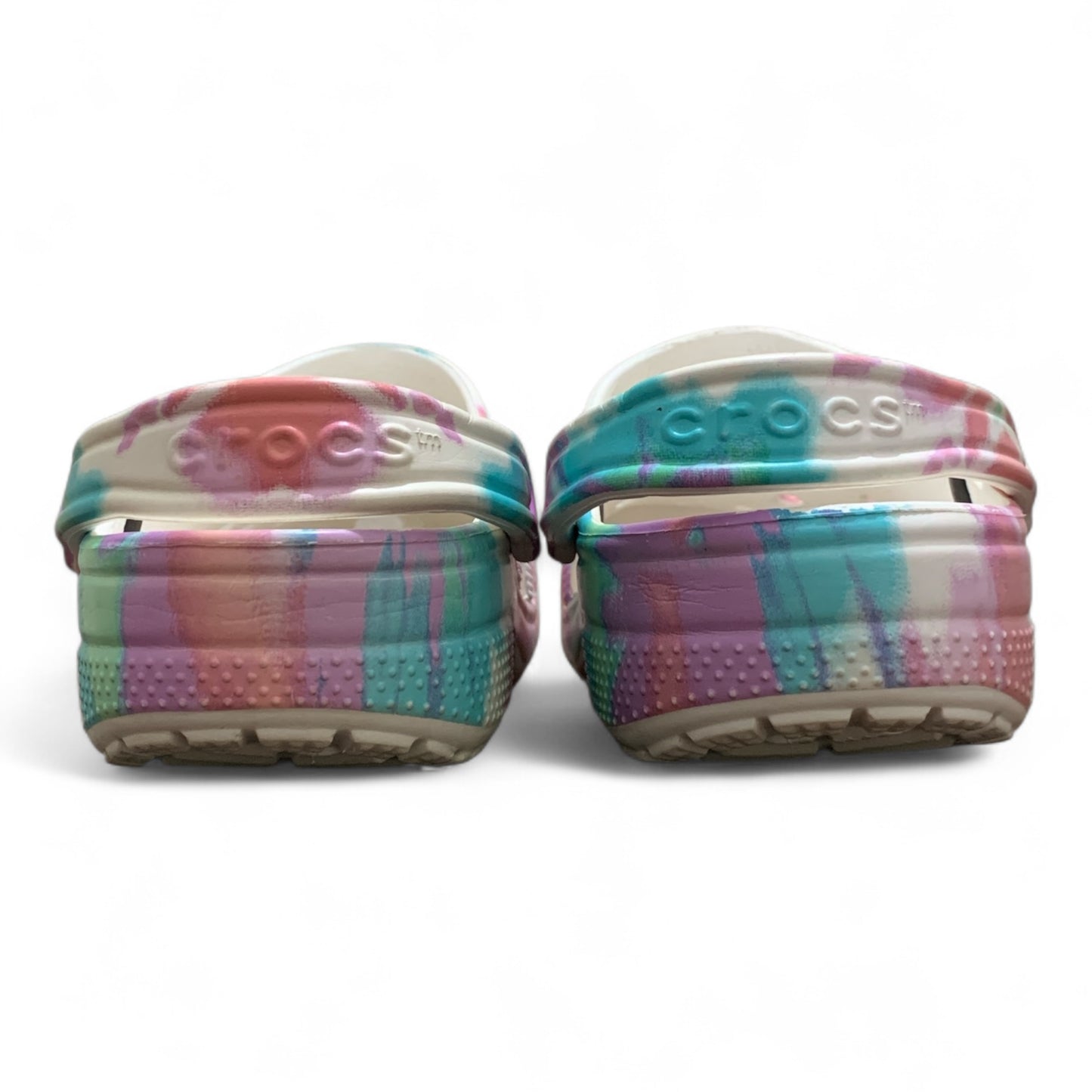 Crocs Classic Tie Dye Clogs | Pre-Loved Condition 10/10 Excellent | Size US M5 W7 | 37-38