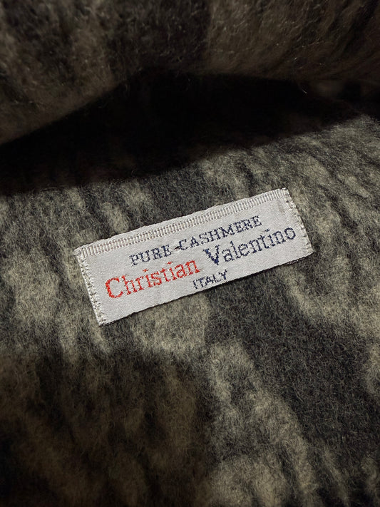 CHRISTIAN VALENTINO ITALY MEN’S 100% PURE CASHMERE WOOLLEN SCARF / MUFFLER