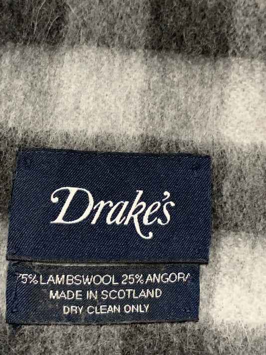 DRAKE’S MEN’S 100% WOOLLEN MUFFLER – ELEGANT WINTER VIBES | PREMIUM CLASSIC STYLE