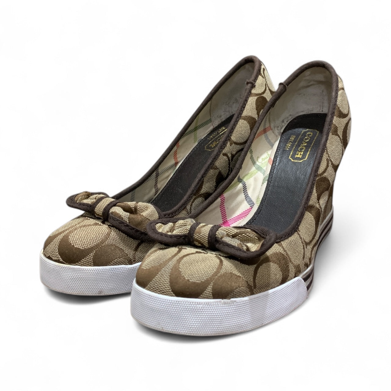 Coach Sweetie Wedges | Pre-Loved Excellent Condition | Size 7.5| EU 38