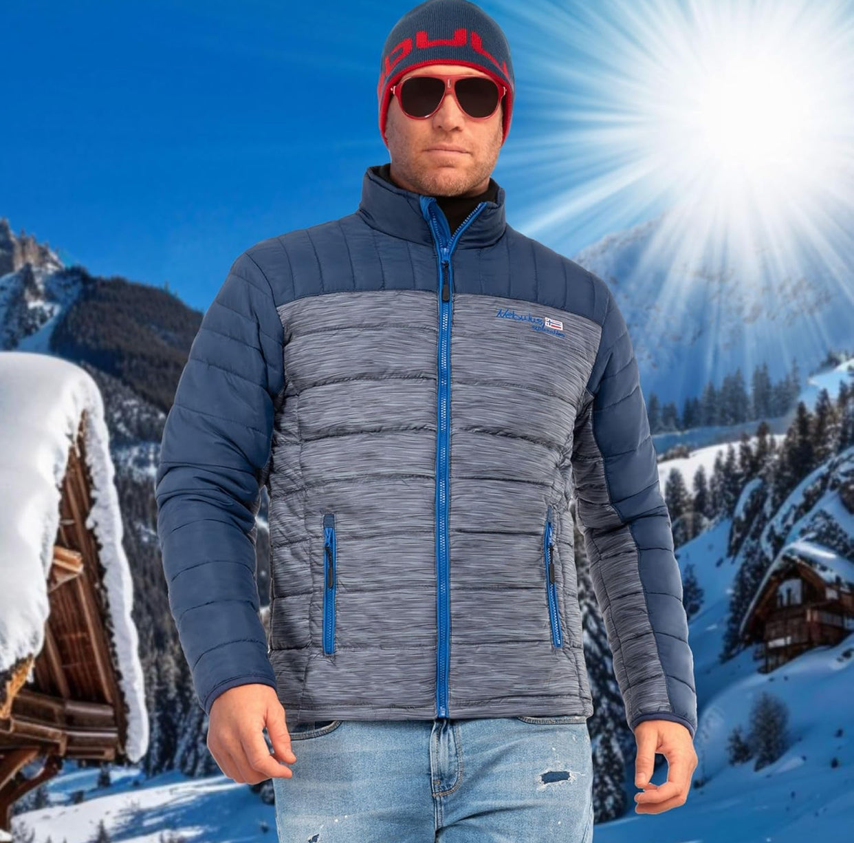 Nebulus Emotion Men's Jacket, Warm Outdoor Jacket, Practical & Versatile Transition & Winter Jacket (Large Size) Imported