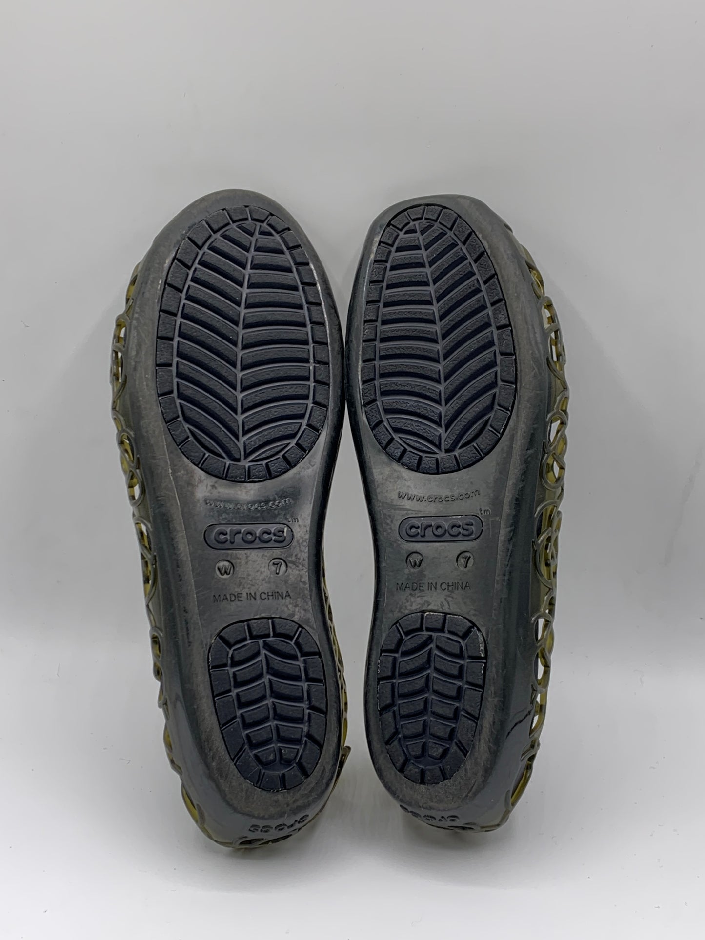 CROCS WOMENS FLATS | PRE LOVED CONDITION 9/10 | SIZE W7 | EU 37-38