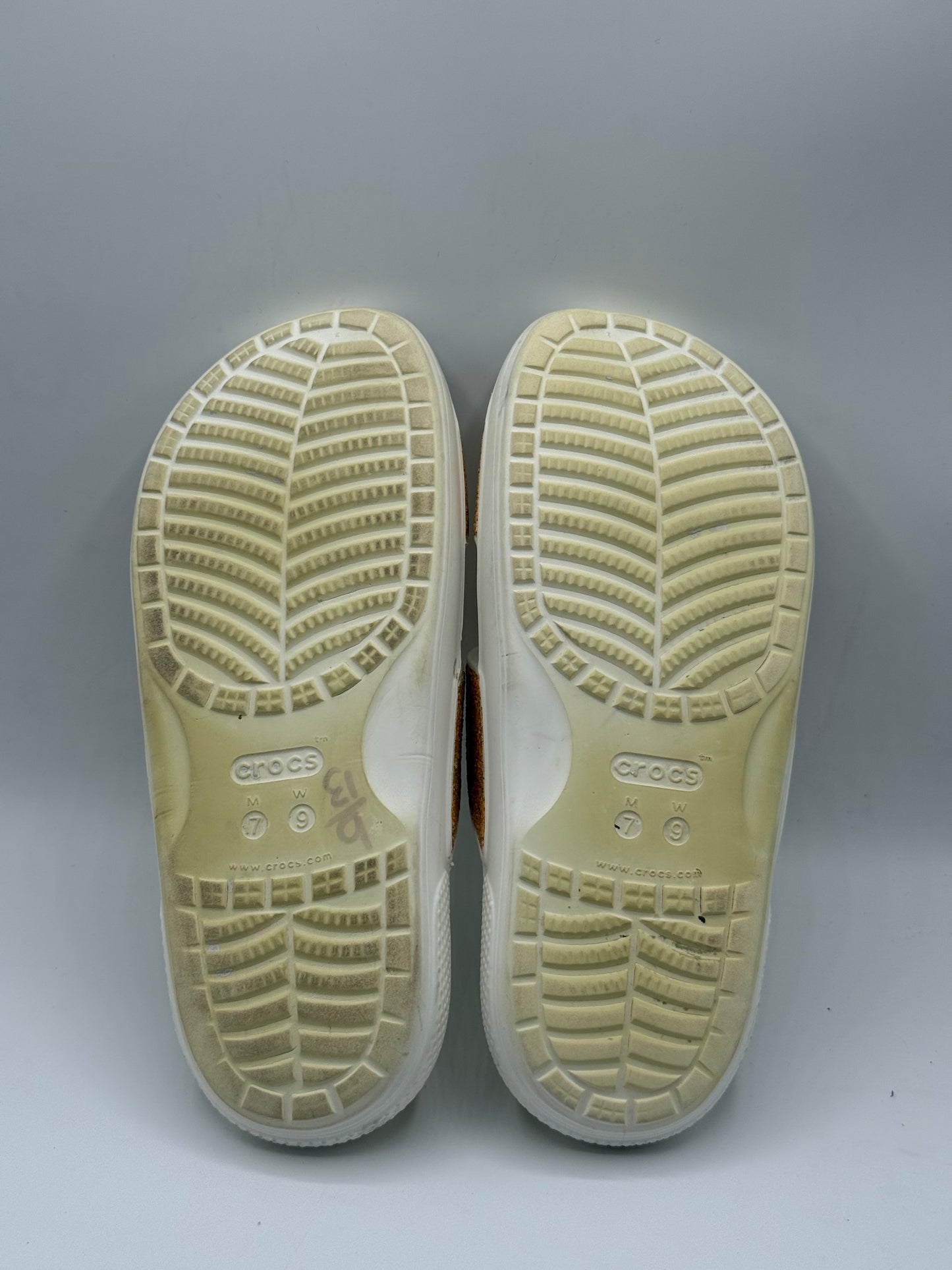 Crocs classic Glitter Slides | Pre-Loved 9/10 | Size M7 W9 | EU 39-40