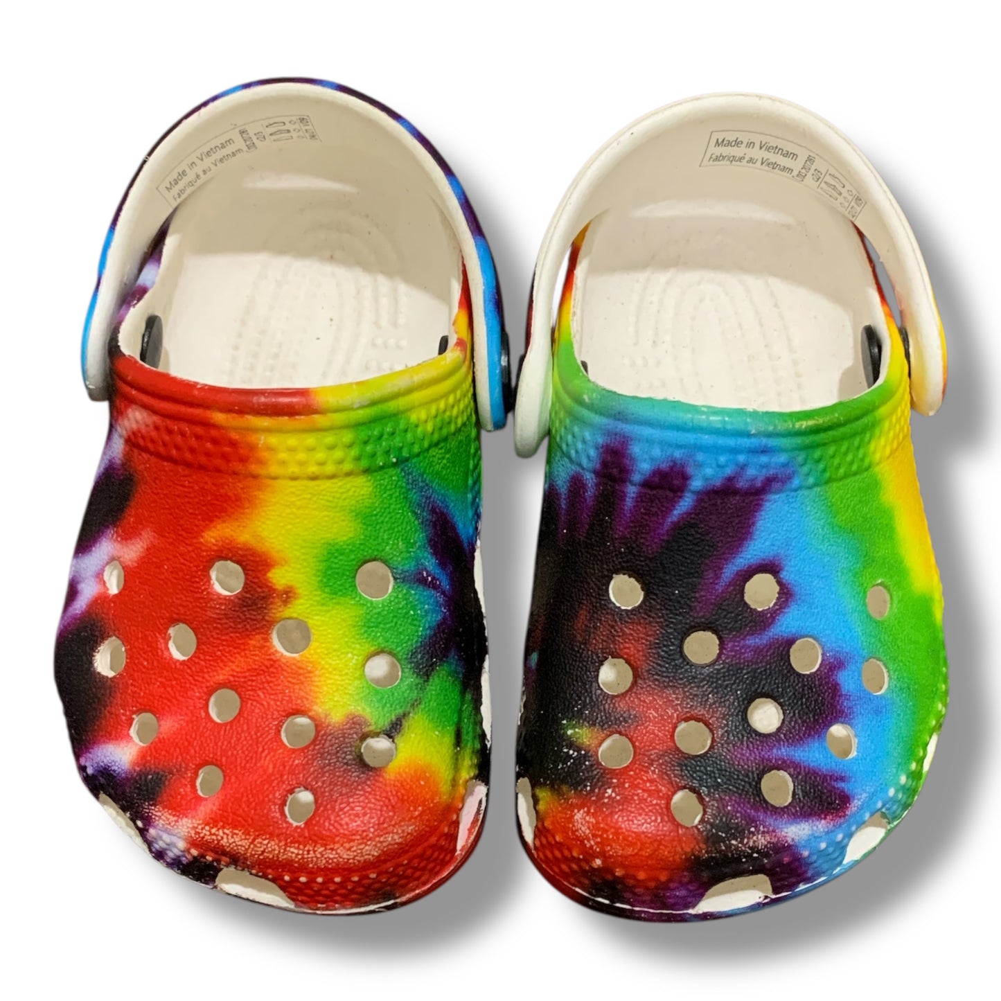 Crocs Kid’s Baya Tie-Dye Graphic Clogs | Condition 9/10 | Size C2-3 | 18-19