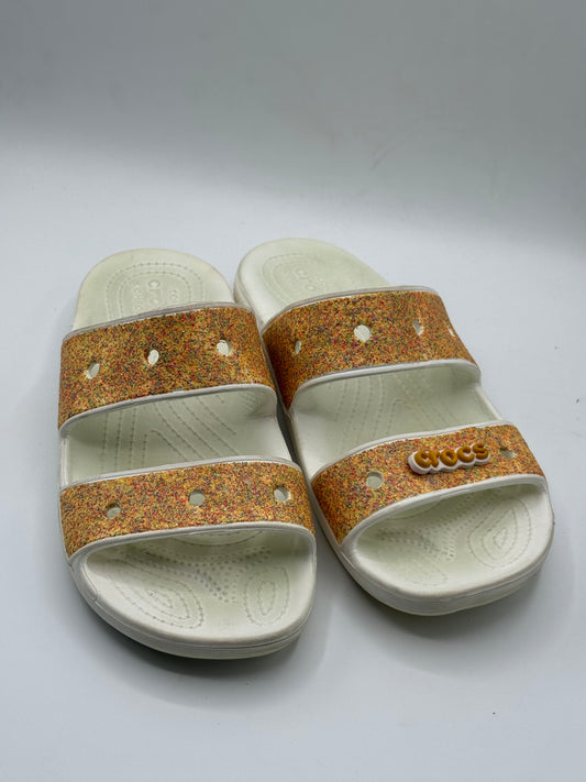 Crocs classic Glitter Slides | Pre-Loved 9/10 | Size M7 W9 | EU 39-40