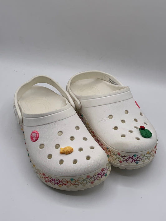 Crocs Kids' Crocband Stretch Necklace Clogs | Pre Loved Condition 8/10 | Size J4 EU 36-37