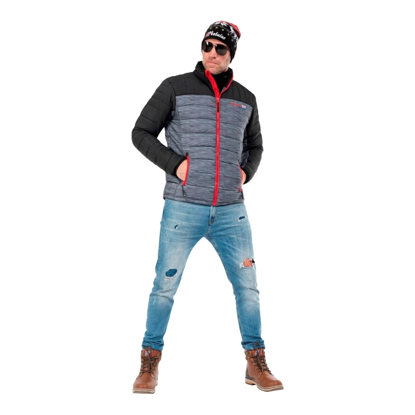 Nebulus Emotion Men's Jacket, Warm Outdoor Jacket, Practical & Versatile Transition & Winter Jacket (Large size) Imported