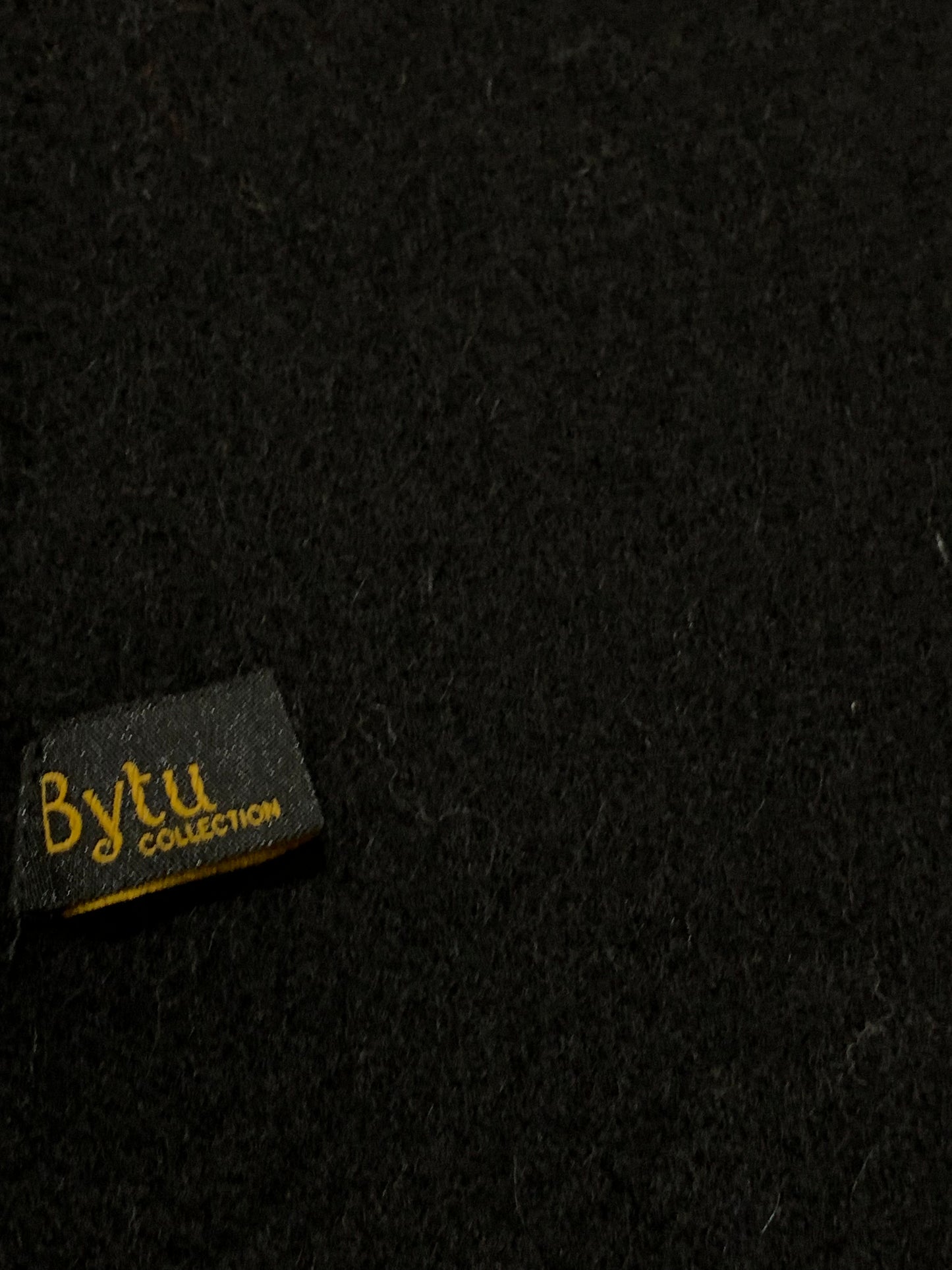 Men’s 100% Wool Scarf – Luxurious, Warm & Timelessly Elegant Black