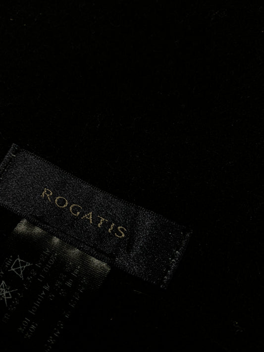 Rogatis Men’s 100% Wool Scarf – Classic Winter Muffler for Timeless Warmth & Style