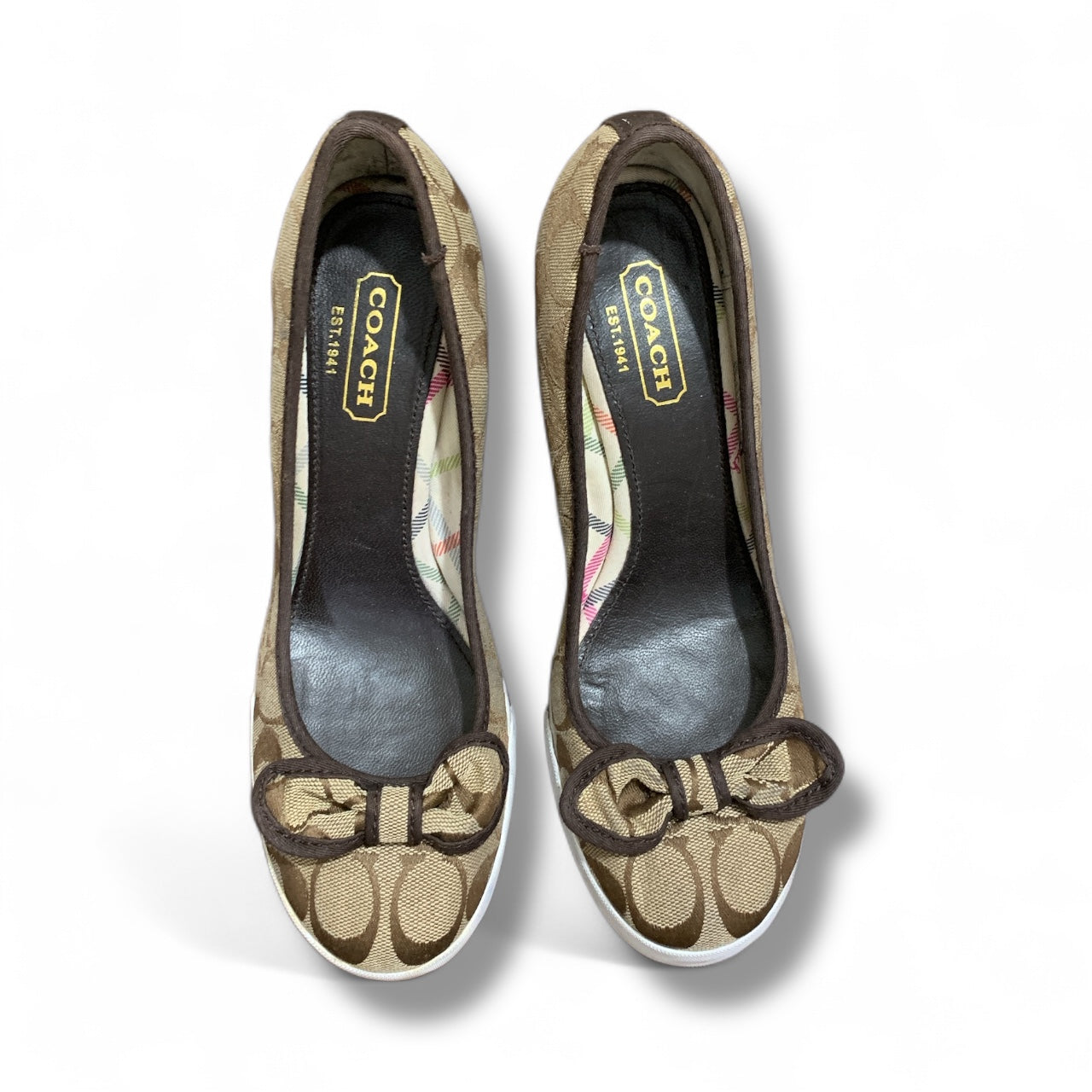Coach Sweetie Wedges | Pre-Loved Excellent Condition | Size 7.5| EU 38