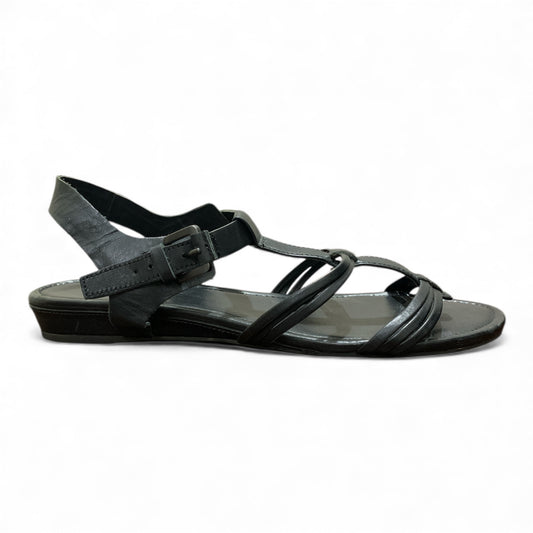 ECCO WOMEN’S BLACK LEATHER STRAPS SANDALS | EXCELLENT CONDITION| SIZE EU 40