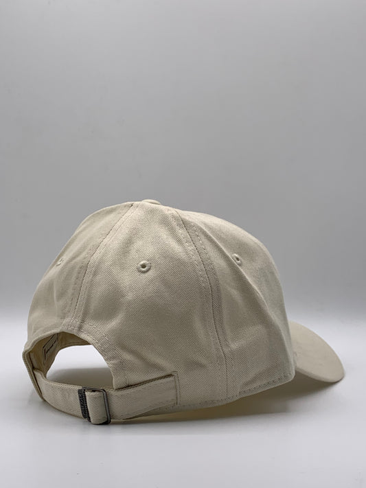 Tommy Hilfiger Classic Logo Embroidered Beige Cotton Baseball Cap – Adjustable Strap