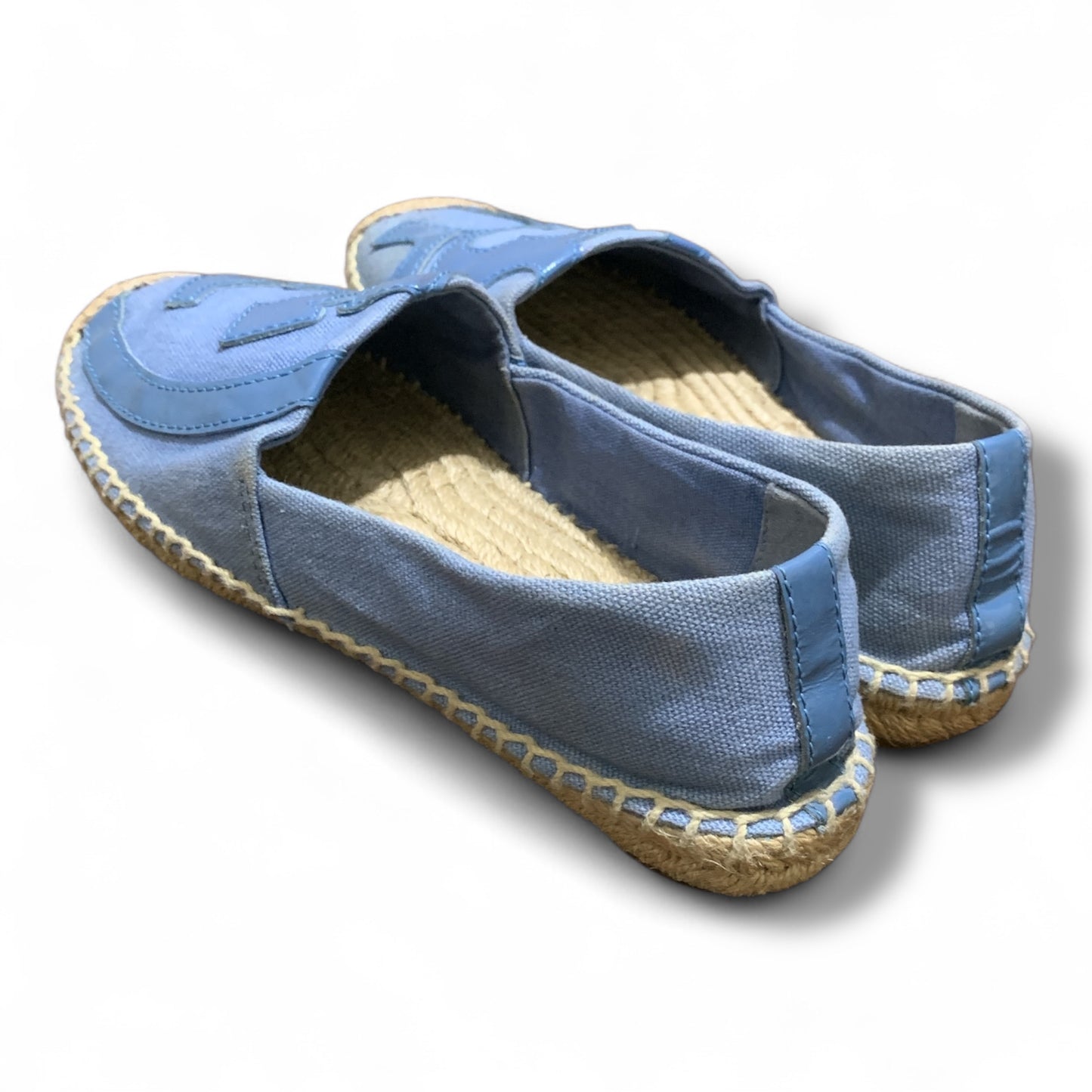 Tory Burch Lonnie Logo Espadrille Flat Shoes | Pre-Loved Condition 10/10 Excellent | Size 7M | EU 37