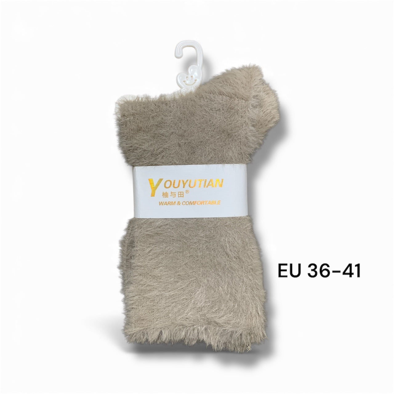 YOUYUTIAN Warm PLUSH FUZZY SOCKS (ONE PAIR PACK)