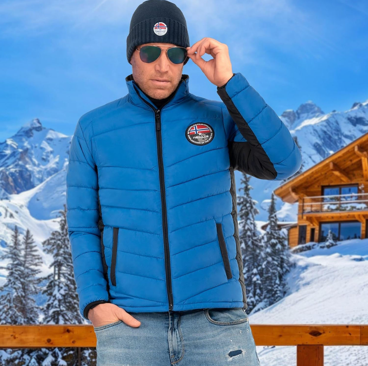 Nebulus Genius Men's Winter Jacket (Large Size) Imported