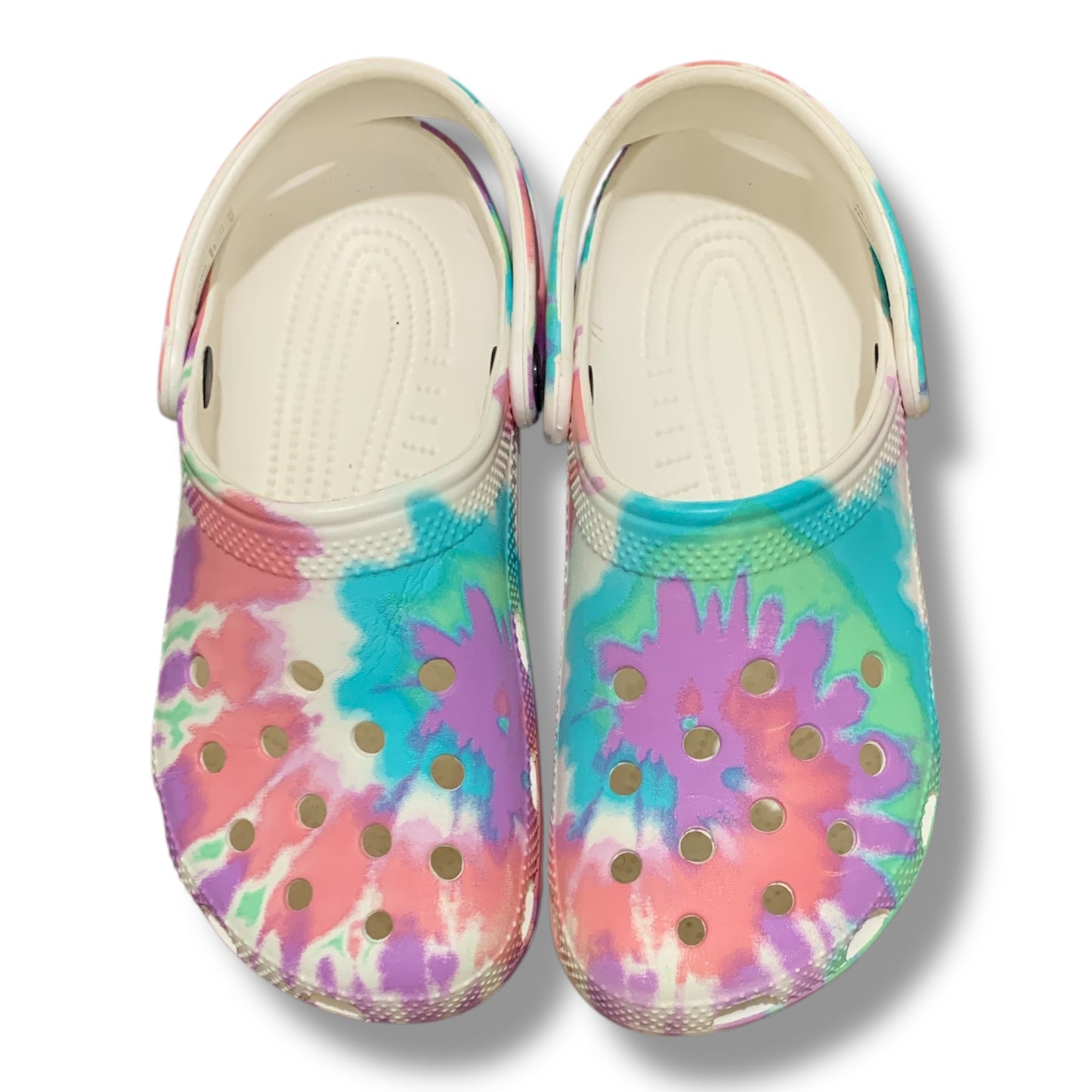 Crocs Classic Tie Dye Clogs | Pre-Loved Condition 10/10 Excellent | Size US M5 W7 | 37-38