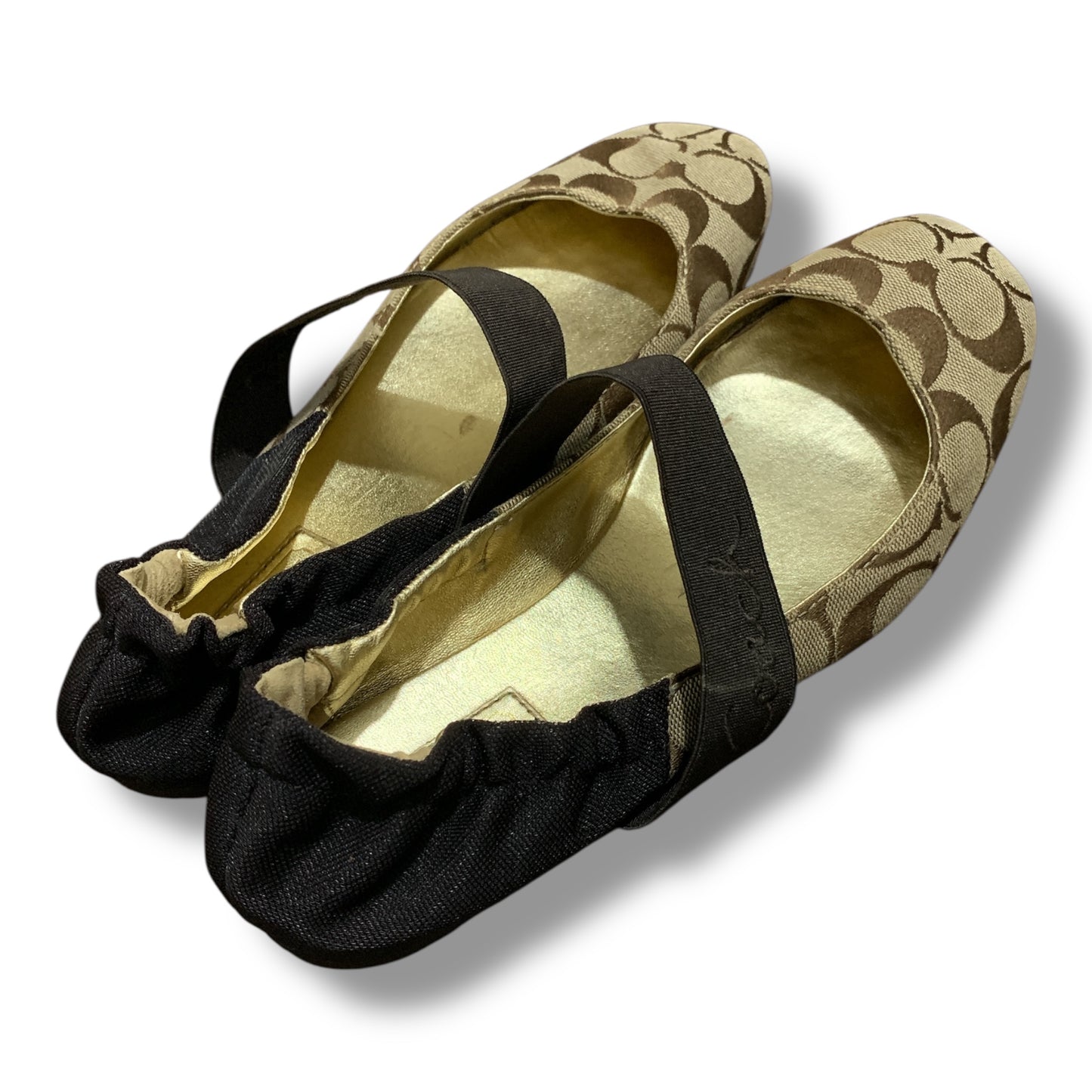 Coach Ballerina Flat Shoes | Pre-Loved Condition 9/10 | Size W 8B |38.5-39