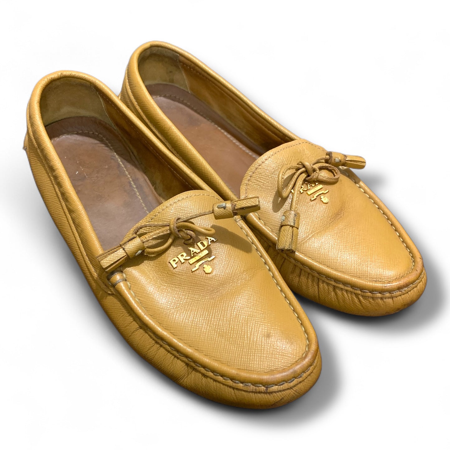 Prada Leather Loafers | Pre-Loved Condition 8/10 | Size EU 39.5 | 100% Original