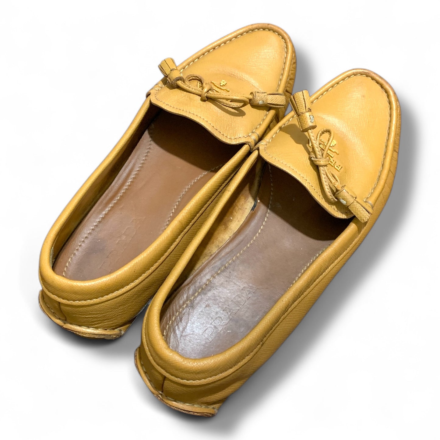 Prada Leather Loafers | Pre-Loved Condition 8/10 | Size EU 39.5 | 100% Original