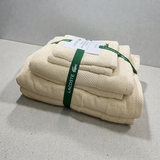 LACOSTE HERITAGE SUPIMA COTTON TOWEL | BATH TOWELS | HAND TOWELS | WASHCLOTHS