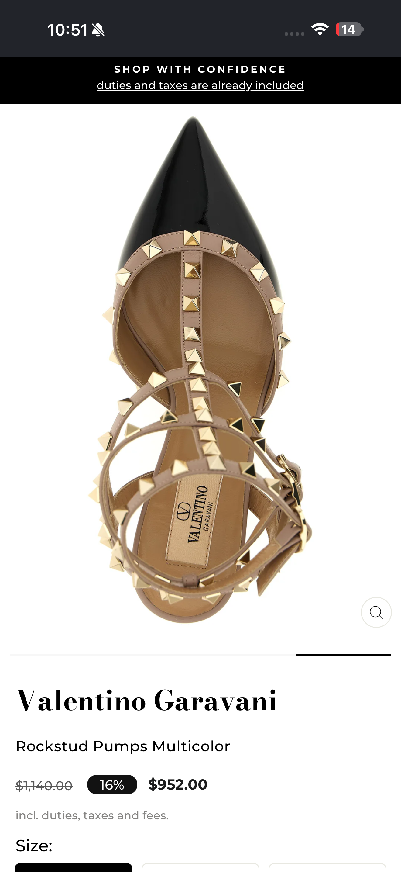 Valentino Garavani
Rockstud Pumps Multicolor