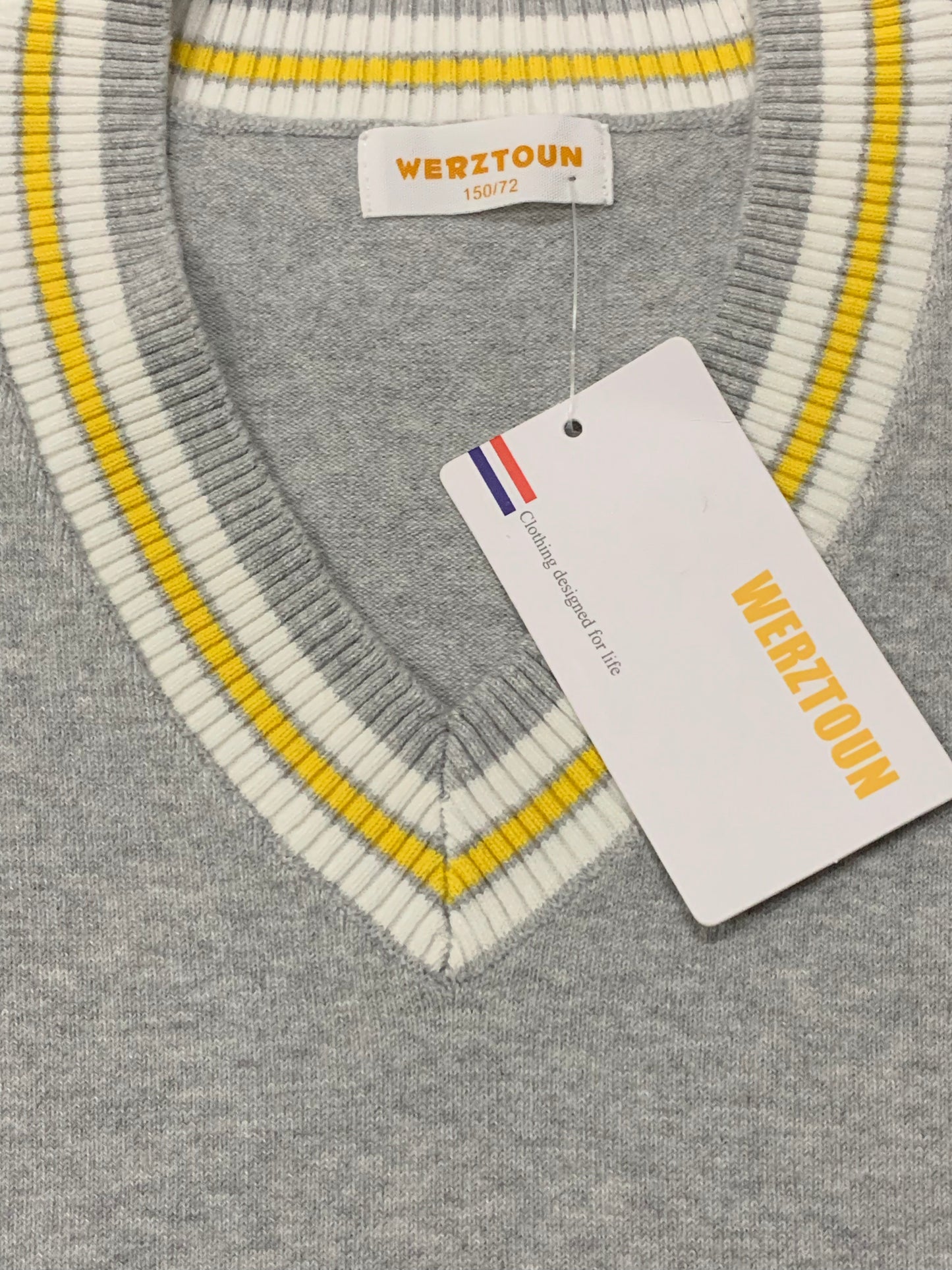 Kid’s Knitted Sleeveless Cotton Sweater-Soft&Premium