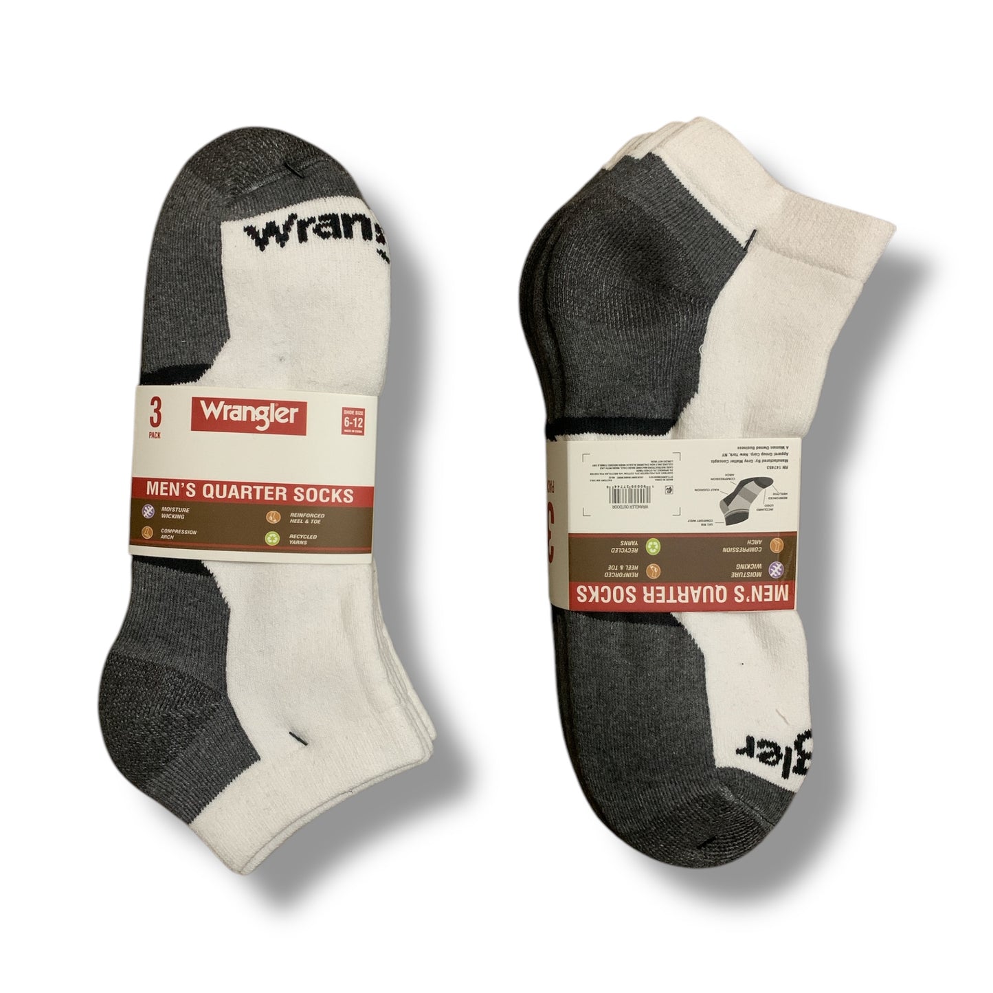 WRANGLER CUSHION Low Cut ANKLE SOCKS (PACK OF 3)
