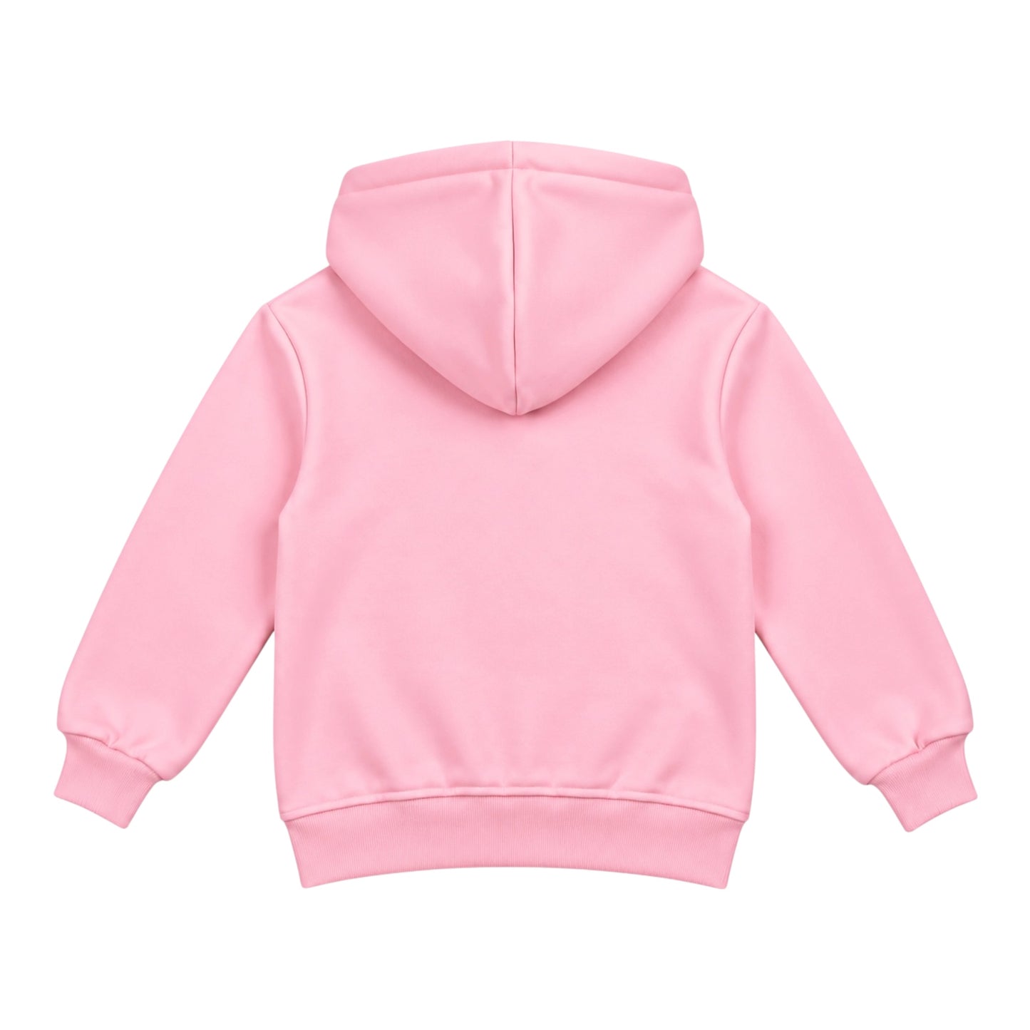 Girls’ Pink Leopard Print Floral Hoodie