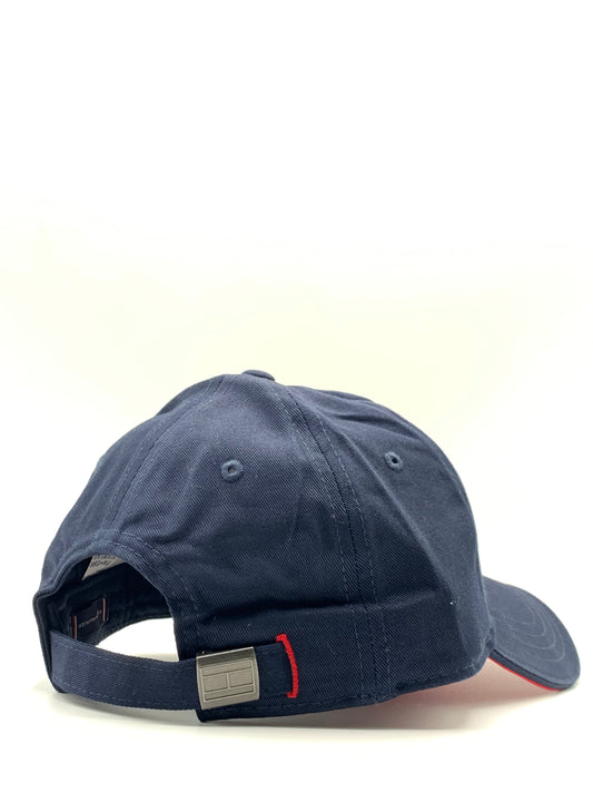 Tommy Hilfiger Blue Logo Baseball Cap – Classic Adjustable Cotton Hat