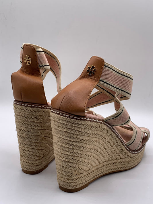 TORY BURCH WEDGE SANDALS | PRE-LOVED CONDITION LIKE BRAND NEW | SIZE 9M EU 39-40 |
