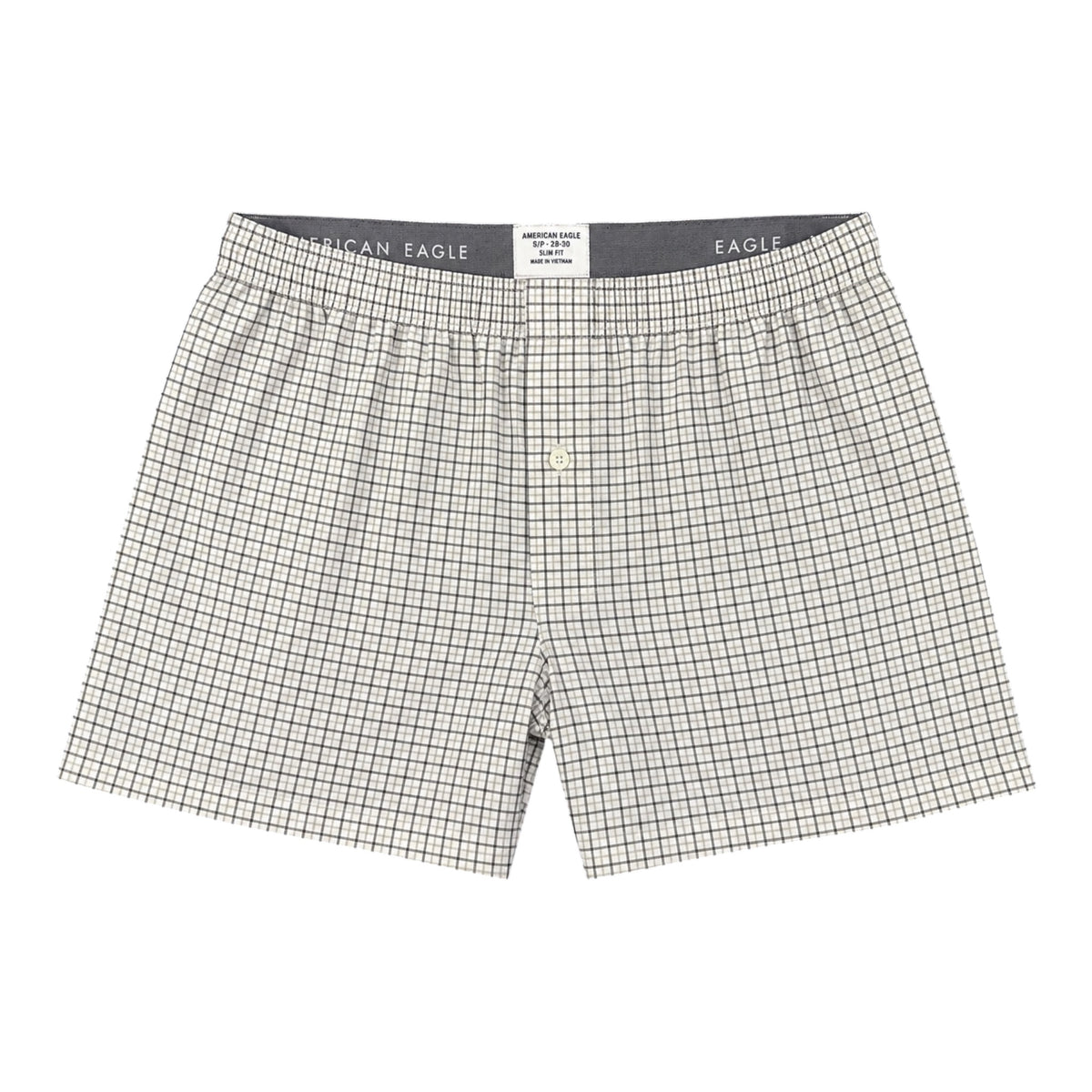 American Eagle Stretch Plaid Classic Boxer Short (ONE PIECE PACK)