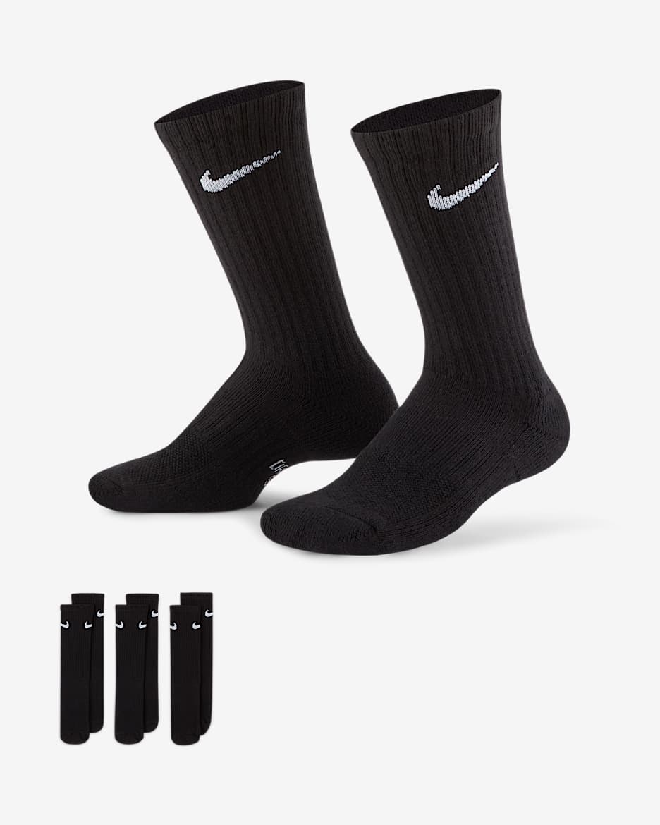 Nike Everyday Plus Cushioned
Training Crew Socks (3 Pairs)