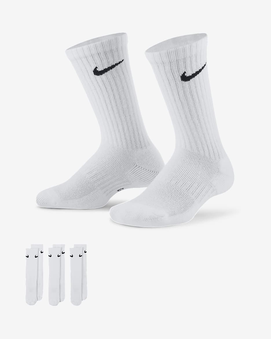 Nike Everyday Plus Cushioned
Training Crew Socks (3 Pairs)