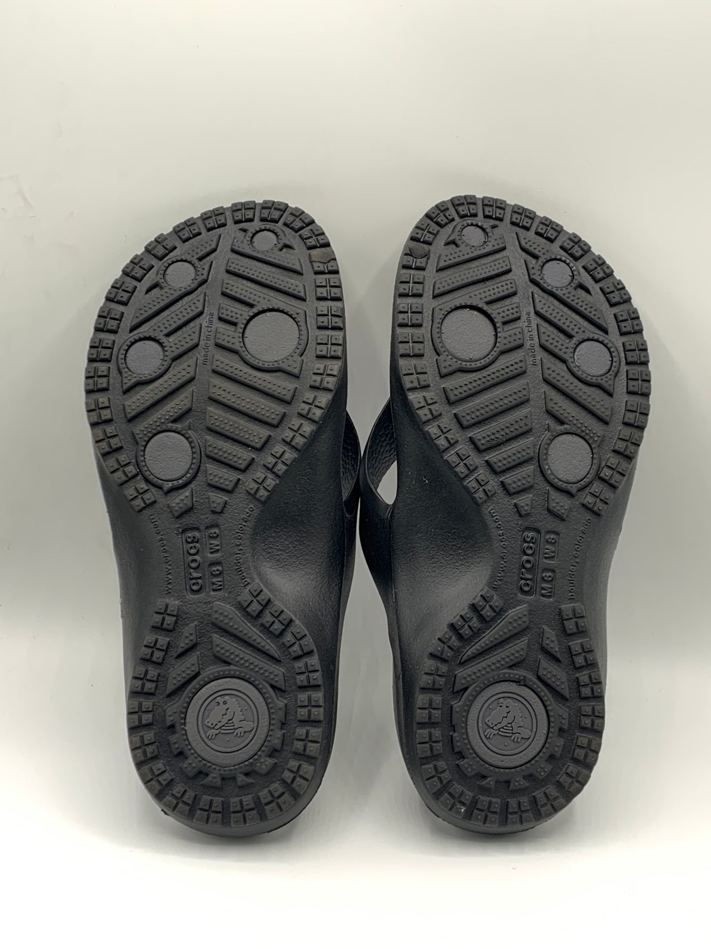 CROCS Croslite Thong-Style Flip-Flops | Condition 10/10 Excellent | Size M6 W8 | EU 38-39