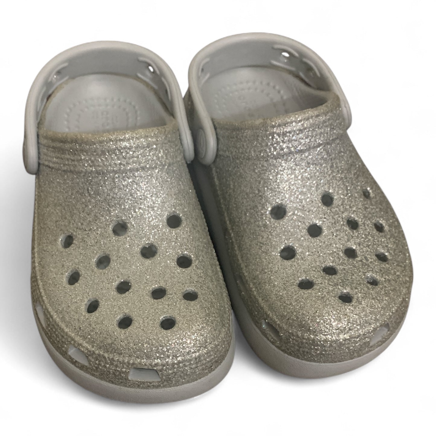 Crocs Girls Glitter Clogs | Condition Excellent | Size C11 | 28-29
