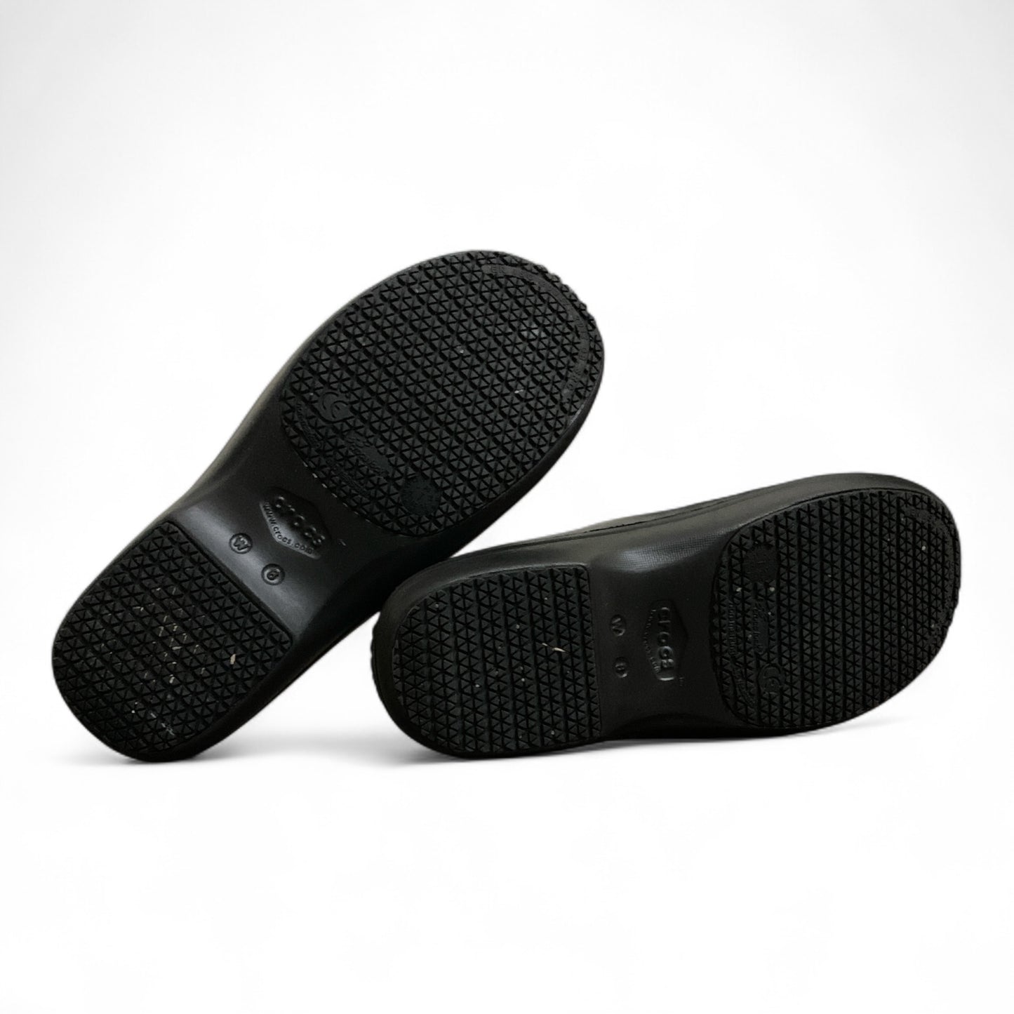 Crocs Dual Comfort Neria Pro Black Paisley Clogs | Condition Excellent Like Brand-New | Size US W8 | EU 38-39 | Product # 205385