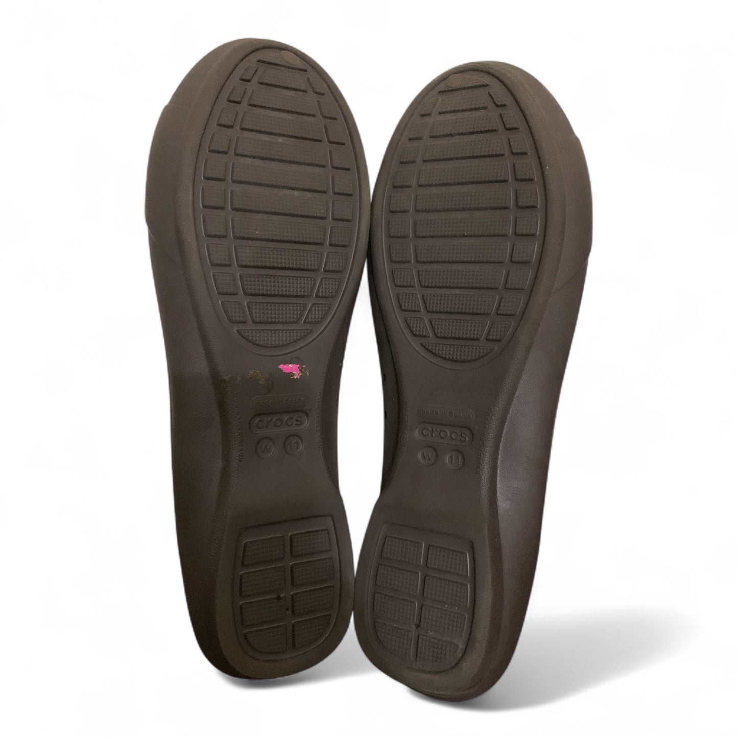 CROCS BALLET SOLID FLATS GIANNA DISC | CONDITION 9.5/10 | SIZE US W11 | EU 41-42