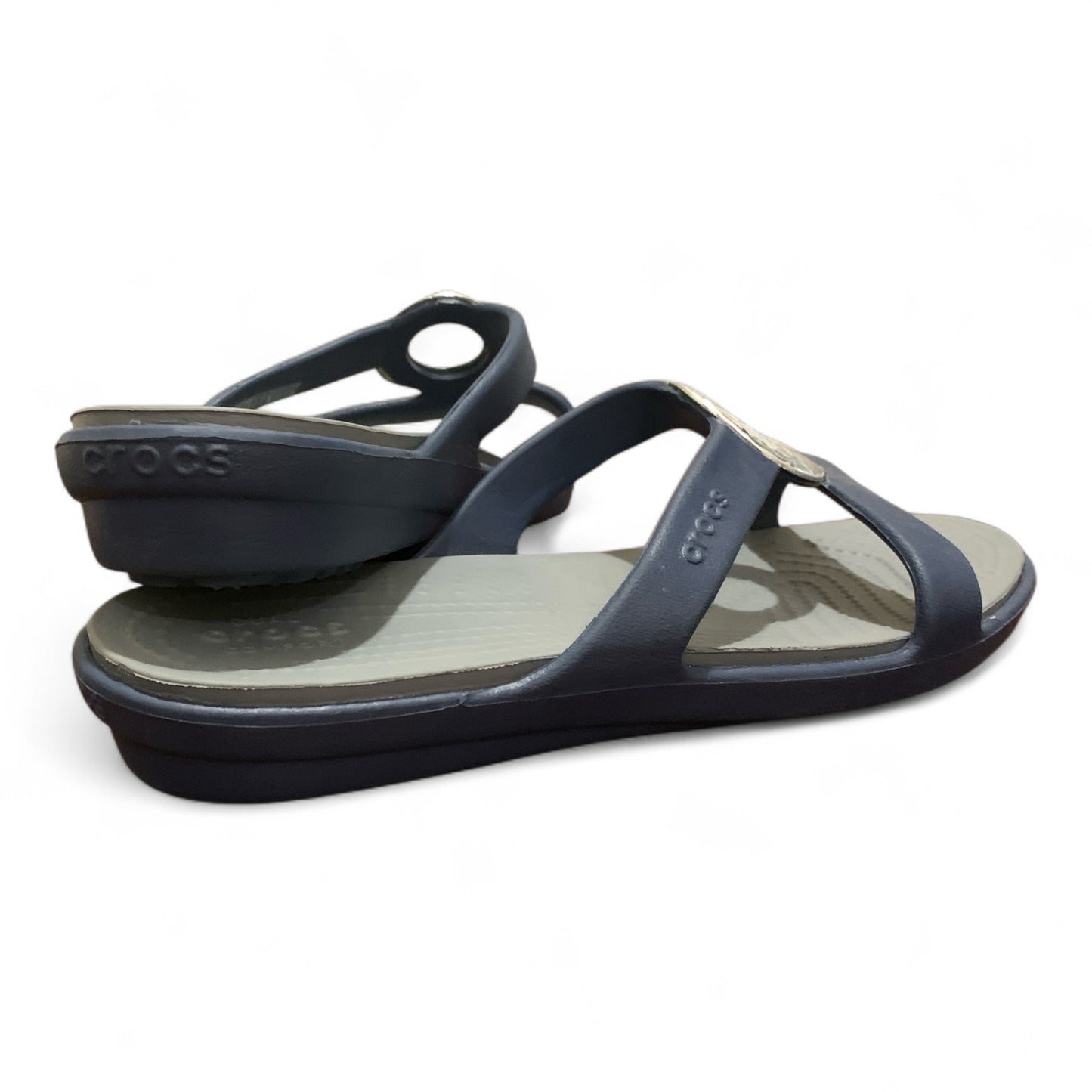 Crocs Sanrah Hammered Circle Slides 205137| Condition Excellent | Size US W6 | EU 36-37