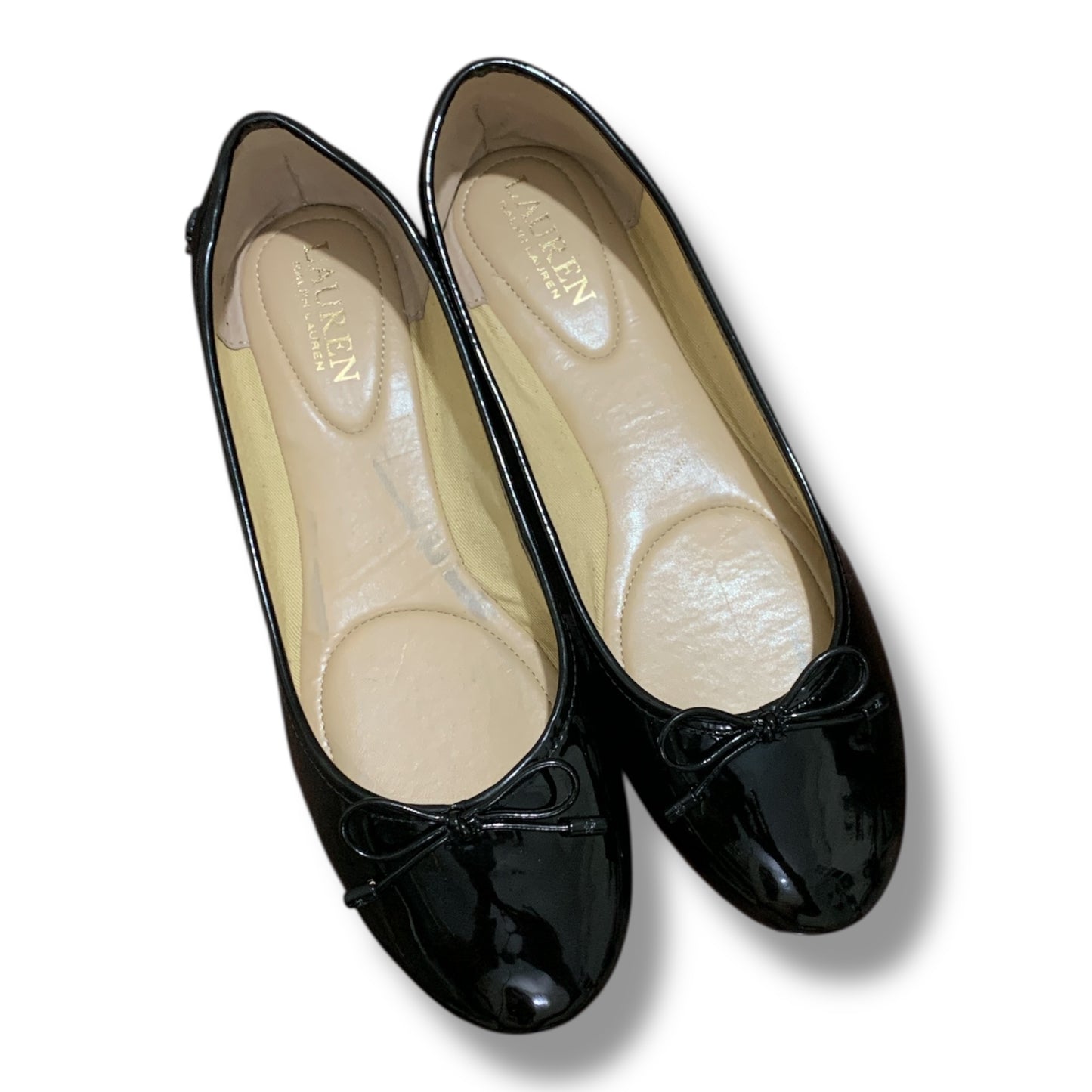 Lauren Ralph Lauren Leather Ballet Shoes | Pre-Loved | Condition 10/10 Excellent | Size US 8 | UK 6 | EU 39