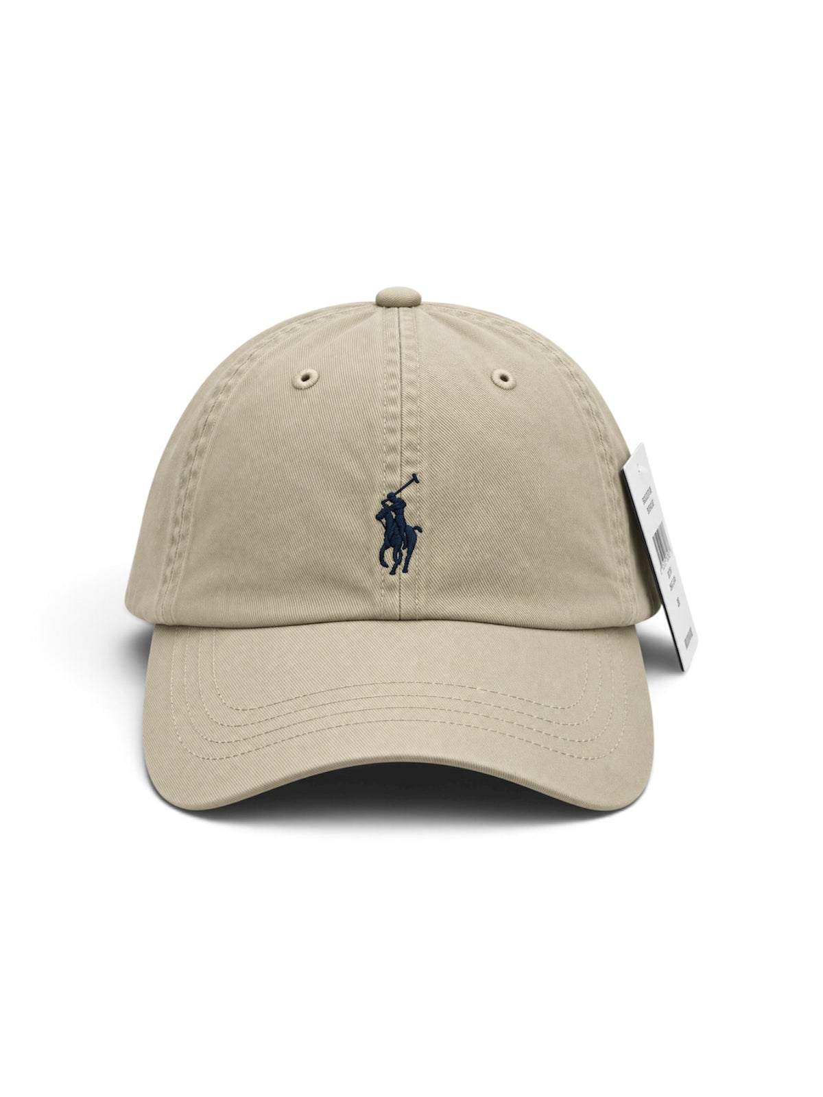 Polo Ralph Lauren Cotton Chino Cap – Beige with Black Logo
