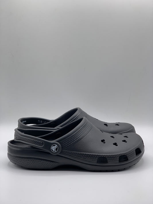 CROCS CLASSIC BLACK CLOGS DISNEY EDITION | PRE LOVED CONDITION EXCELLENT | SIZE M10 W12 | EU 43-44