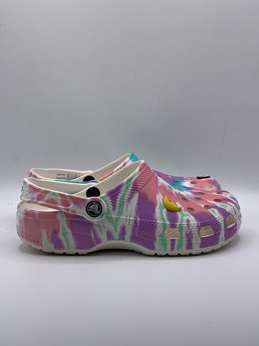 Crocs Classic Tie Dye Clogs | Pre Loved Condition 10/10 | Size M5 W7 | EU 37-38
