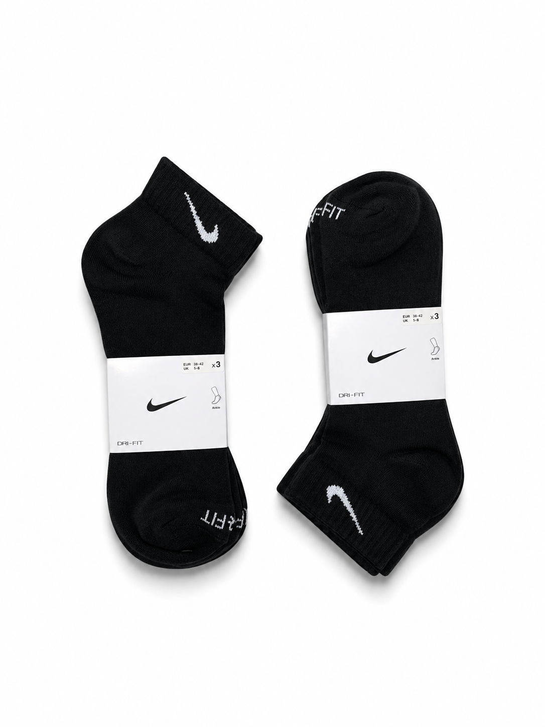 CUSHIONED ANKLE SOCKS (PACK OF 3 PAIRS)