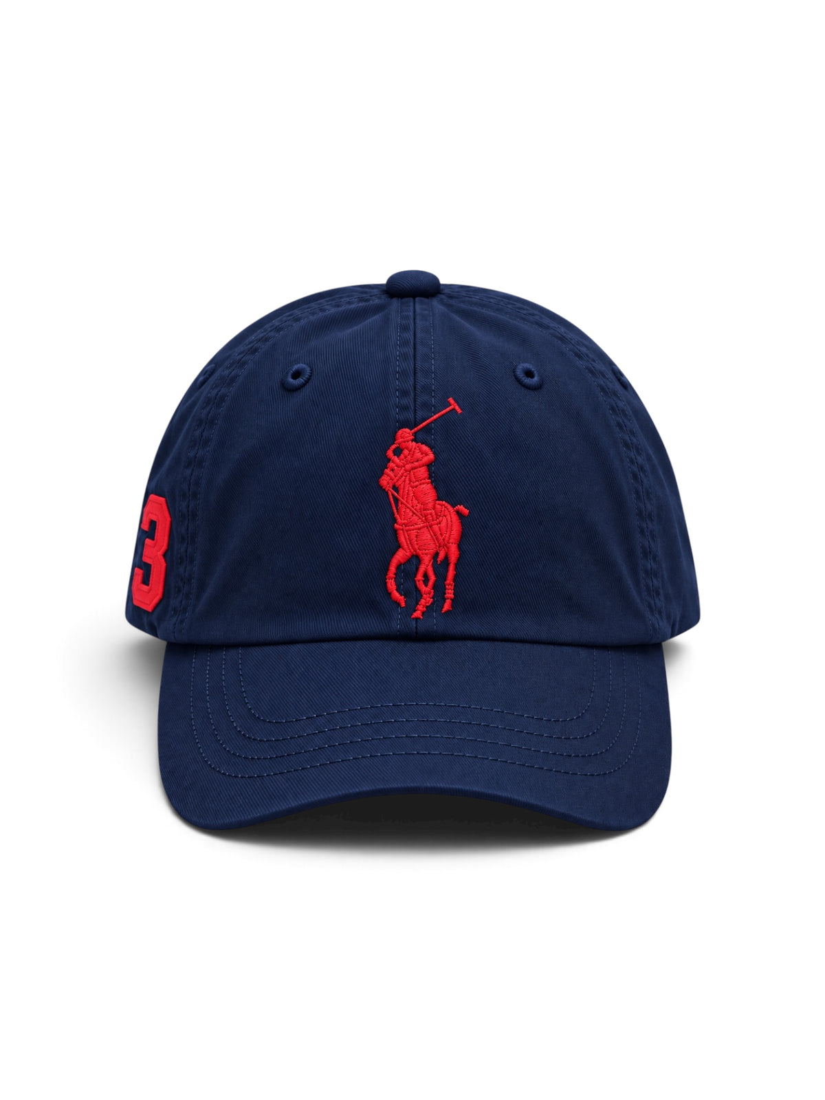 POLO RALPH LAUREN BIG PONY CAP – NAVY BLUE & RED
