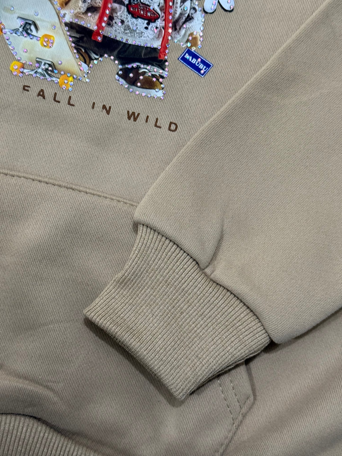 Kid’s Warm Labubu Cartoon Imported Hoodie