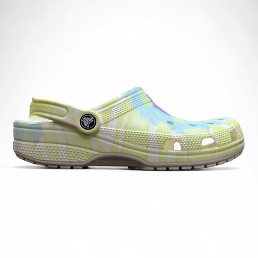 Crocs Classic Tie Dye Graphic Clogs | Condition Excellent 10/10 | SIZE J6 | EU 38-39 | Crocs # 205451