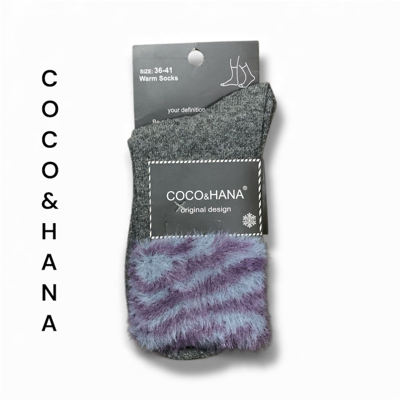 COCO&HANA Warm Winter Socks (ONE PAIR PACK)