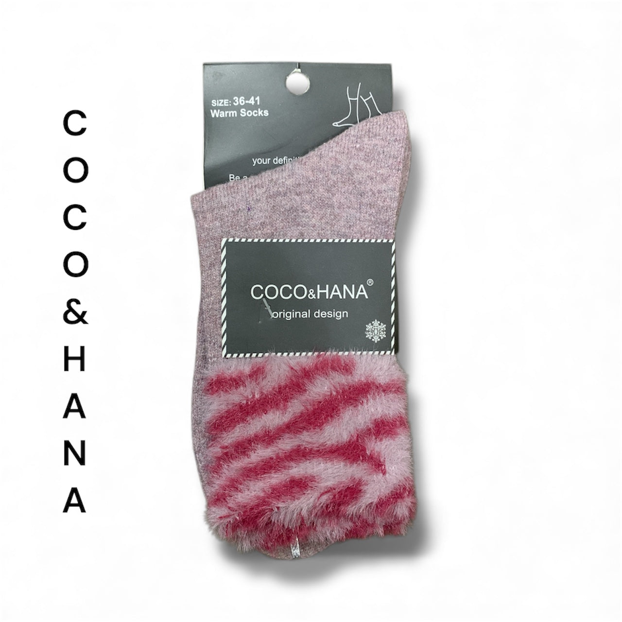 COCO&HANA Warm Winter Socks (ONE PAIR PACK)